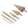 Step Drill Bits Serrated Spiral Bits High Speed Steel Woodworking