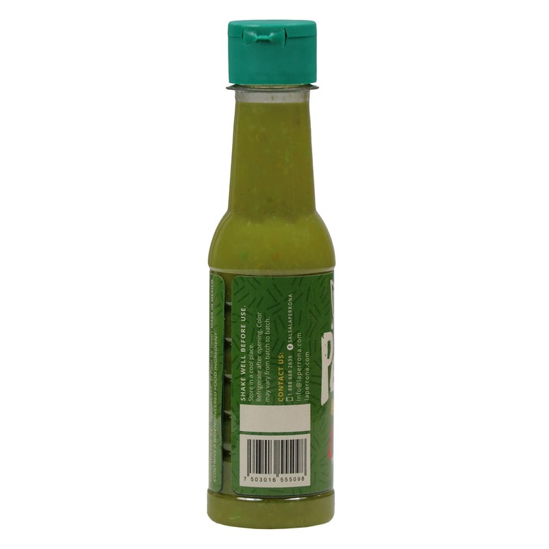 La Perrona Green Chiltepin Hot Sauce 5 Ounce Bottle |