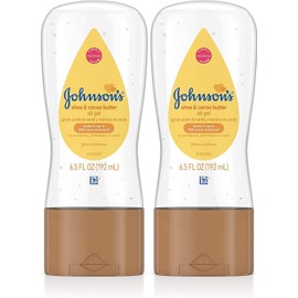 Johnson's Baby Oil Gel Enriched with Shea and Cocoa Butter, Great for Baby Massage, 6.5 fl. Oz (Pack of 2)