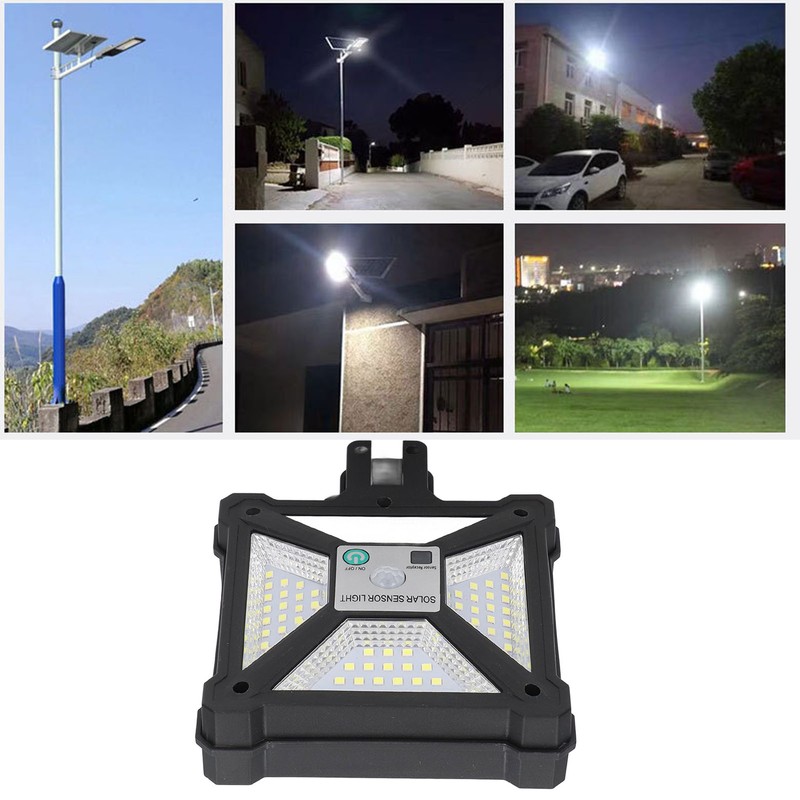 Solar Outdoor Light Motion Sensor IP65 Waterproof LED with Remote