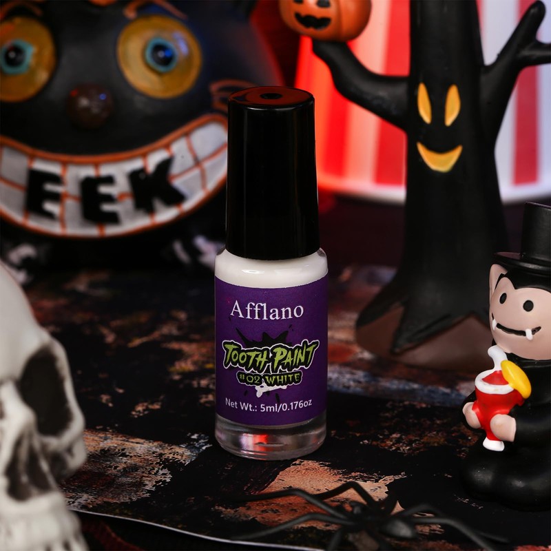 White Tooth Paint, Instant Radiant White Tooth Colour, Halloween Gothic