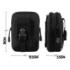 LJK Bolsa Morral Tactica Porta Celular Cinturon Multiusos Campin