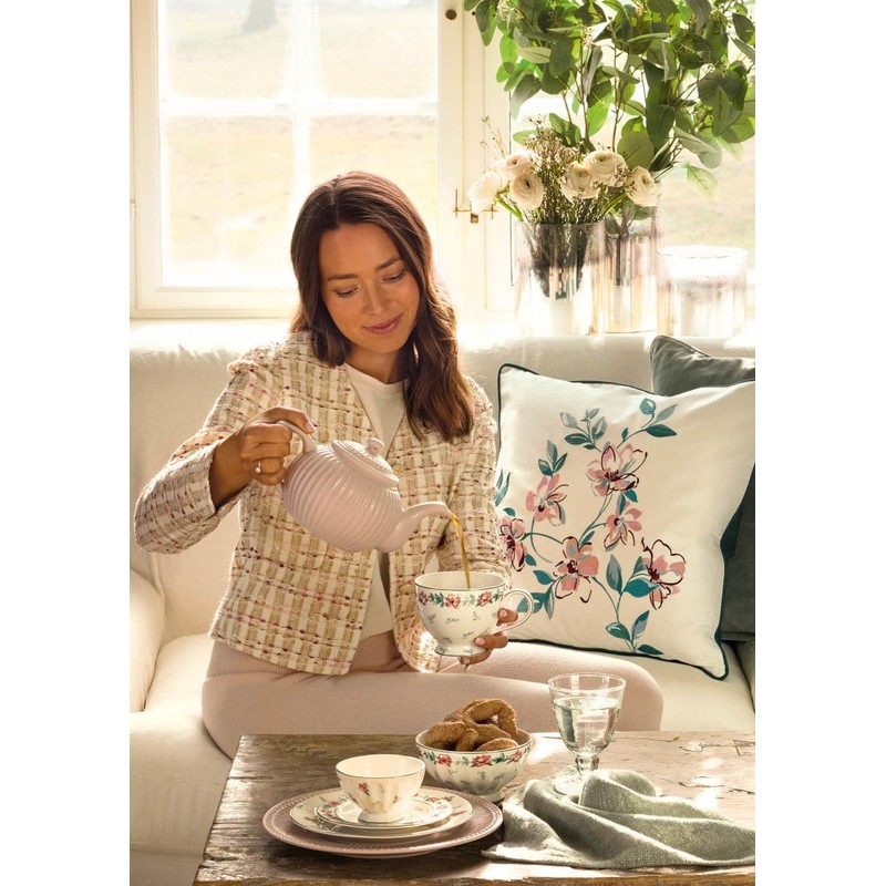 GreenGate Jalia Bread Plate White 15 cm