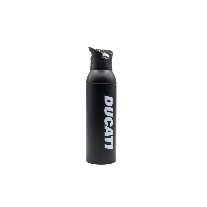 Ducati Unisex - Adult Thermos Flask, Black, One Size, Stainless
