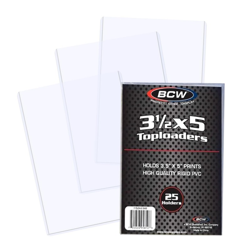 BCW 1-TLCH-3.5X5 3½X5 - Topload Holder