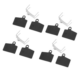 Bicycle Disc Brake Pads, 4 Pairs Resin Brake Pads, Durable Mountain Bike Disc Brake Pads for Hayes Stroker Ryde Dyno Sport