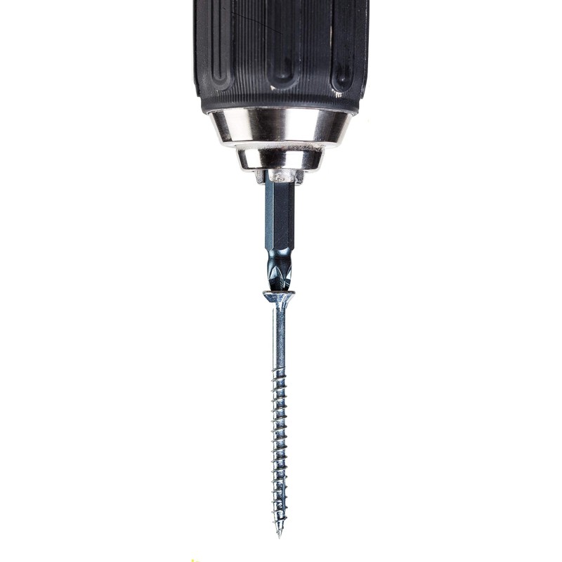 Ulti-Mate Woodscrews - 4.0 x 25mm Bright Zinc Plated -