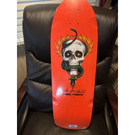 Powell-Peralta 10 inch McGill Skull and Sword Skateboard Deck - Orange