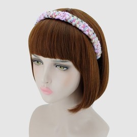 Lara 라라 트위드 헤어밴드 P-핑크(LALAH414) Lala Tweed Hairband P-Pink (LALAH414)