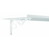 John Sterling RP-0088-8WT Iron Daisy Shelf Bracket, 8-Inch, White