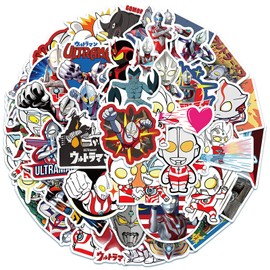 50 pieces for Ultraman Stickers Set, Cute Cartoon for Ultraman Seals, Moe Goods, Notebook, Stickers, Popular, Anime Stickers, Fashionable Waterproof, Graffiti Stickers, DIY, Bicycle, Laptop,