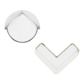 Acorn Baby Clear Corner Guards - 20pk Round and Square Baby Corner Protectors Baby Proofing Corner Guards with Adhesive
