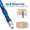 Bestgle Up Down Compression Cut Spiral Flush Trim Router Bit,
