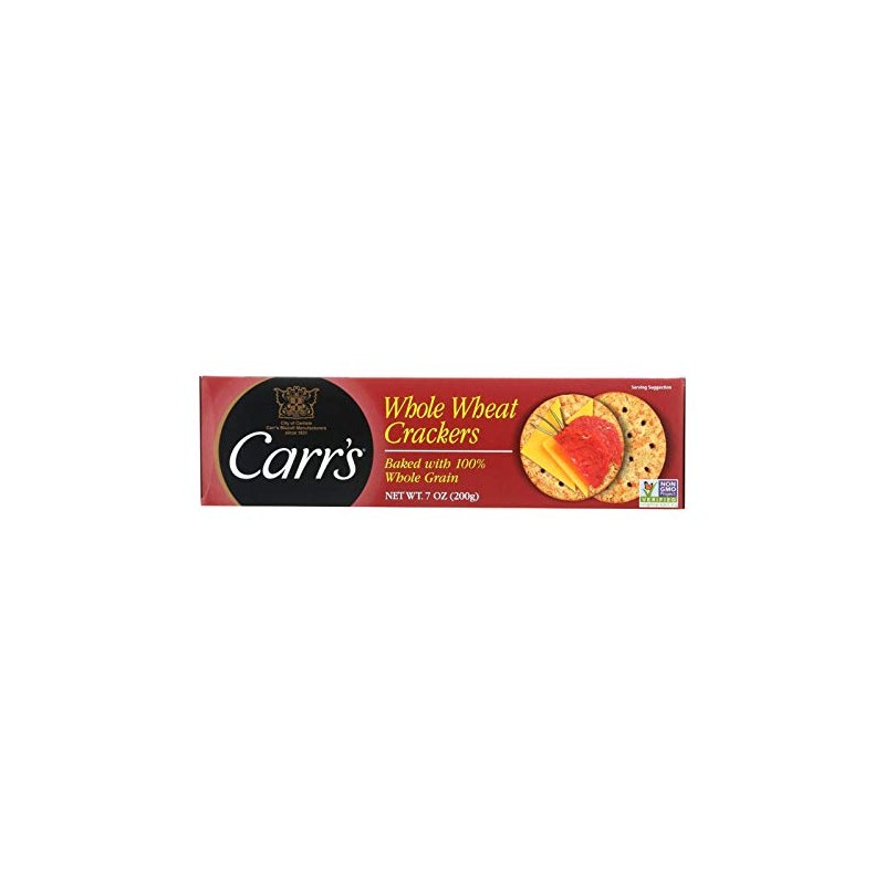 Carr's Whole Wheat Crackers, 7 Ounce