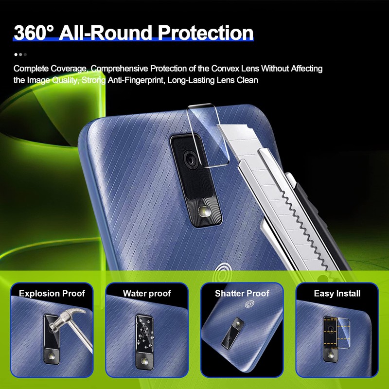Ogrish [2+2 Pack Screen Protector for BLU View 3 (B140DL)