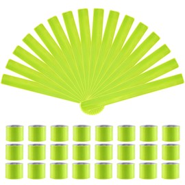 40 PCS Reflective Slap Bands,Reflector Snap Bands Fluorescent Slap Armbands Reflector Strips High Visibility Slap Safety Bands for Children Adults Boys and Girls When Cycling Running Jogging