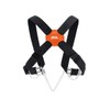PETZL, Explo, Positioning Braces For Croll, Black/Orange, One Size, Unisex-Adult