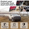 Muslogy for 2023+ Colorado Mud Flaps Without Fender Flare Front