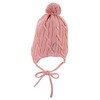 Sterntaler Unisex Kids Knitted Bobble Hat Pink 47, pink