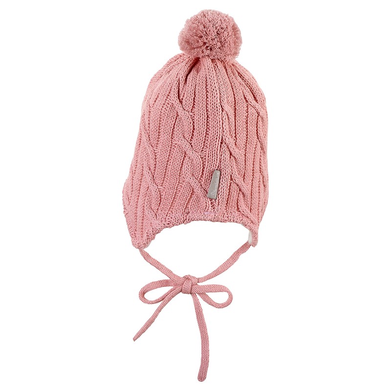 Sterntaler Unisex Kids Knitted Bobble Hat Pink 47, pink