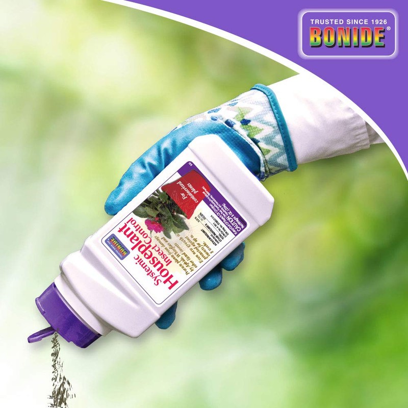 Bonide Systemic Houseplant Insect Control, 8 oz Ready-to-Use Granules for