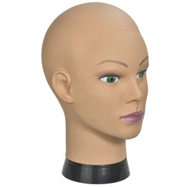 Frisierkopf, weiblich, kosmetologisch, Mannequin-Kopf für Perückenherstellung und Präsentation mit kostenloser Klemme