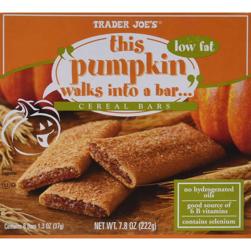 Trader Joe's This Pumpkin Walks Into a Cereal Bars, (4