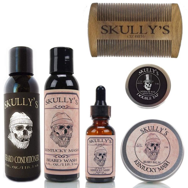 Skully's Ultimate Kentucky Mash Beard Care Kit (Sandalwood & Spice