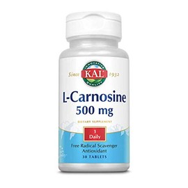 KAL 500 Mg L-carnosine Tablets, 30 Count