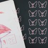 100 Pcs Shaped Paper Clips Pink Butterflies Shape Metal Cute