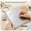 Yaocom 22 Pcs Metal Embossing Kit for Beginners, 0.3mm Thick