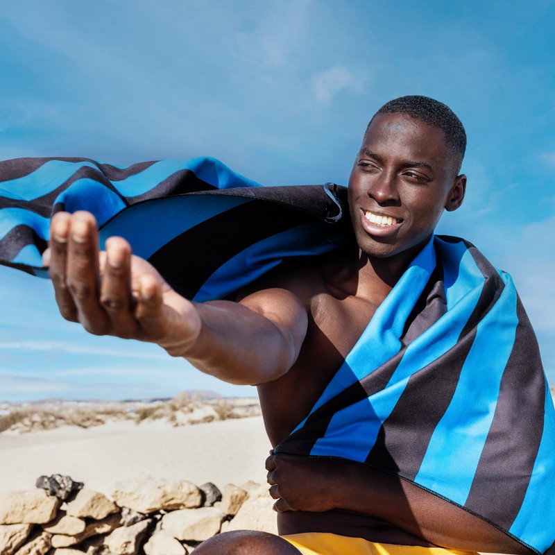 Fit-Flip Microfibre Beach towel - large beach towel - lightweight,