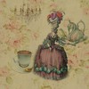 CafePress Cute Marie Antoinette Canvas Lunch Bag with Strap Handle