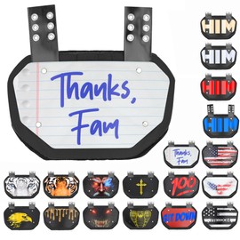 Sports Unlimited Football Backplate for Shoulder Pads - Universal Fit Back Plate - Adult & Youth Back Plate for Football