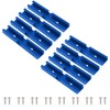 iMetrx 8PCS T-Track Intersection for Woodworking with Screws,Double-Cut Jig Profile