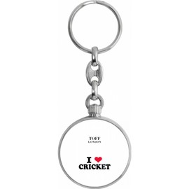 Toff London I Love Cricket Keyring
