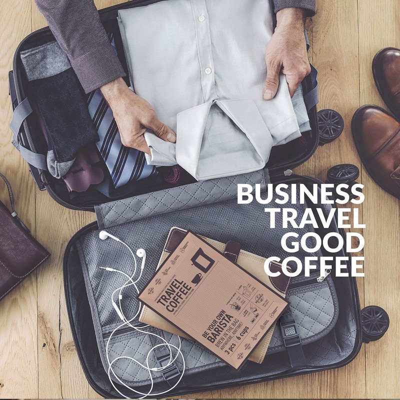 Travel Coffee for The Coffee Lover, Brew 6 Cups of
