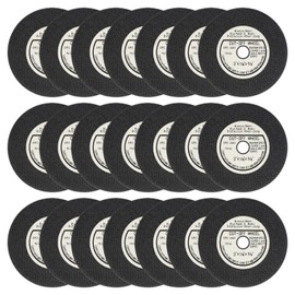 sourcing map 50pcs Cut Off Wheels 3" x 1/16" x 3/8" Ultra Thin Cutting Wheel rotary tool Cut-Off Discs General Metal Cutting Disc for Stainless Steel Cast Iron Copper, Black