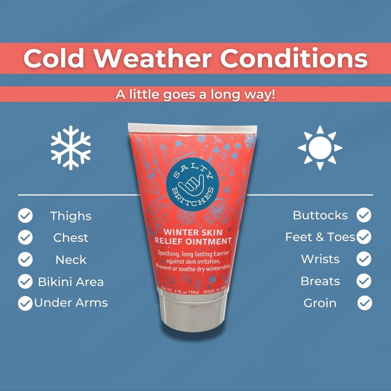 Salty Britches Chafing Ointment + Winter Ointment Bundle | Protective