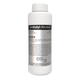 Isobutyl Alcohol 99% Pure - Premium-Quality Industrial and Laboratory Grade Solvent (500mL (16 Fl Oz))