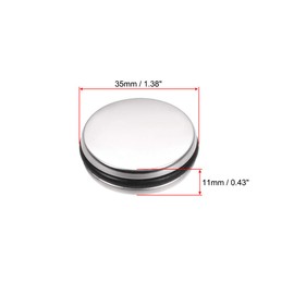 uxcell Basin Sink Plug Stopper Stainless Steel 35mm Diameter Drain Stopper 3Pcs