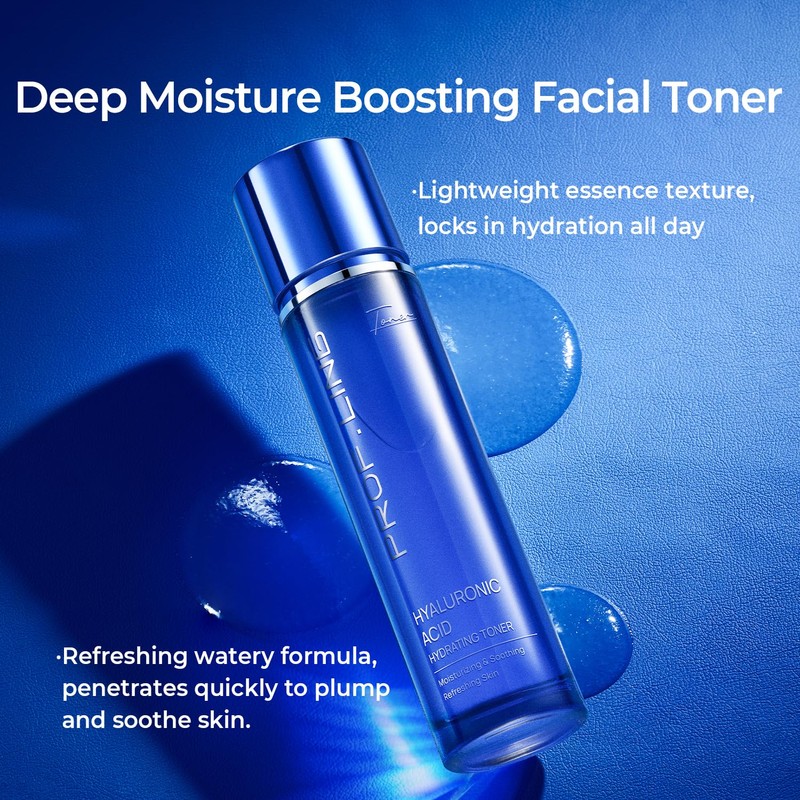 PROFLING Hyaluronic Acid Toner, Deep Hydrating & Moisturizing Facial Toner