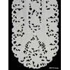 Creative Linens Embroidered Floral Table Runner 15x70 Oval Dresser Scarf
