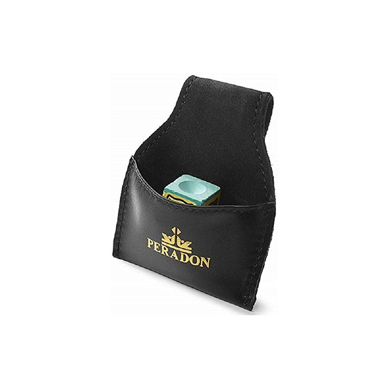 Peradon leather snooker chalk pouch