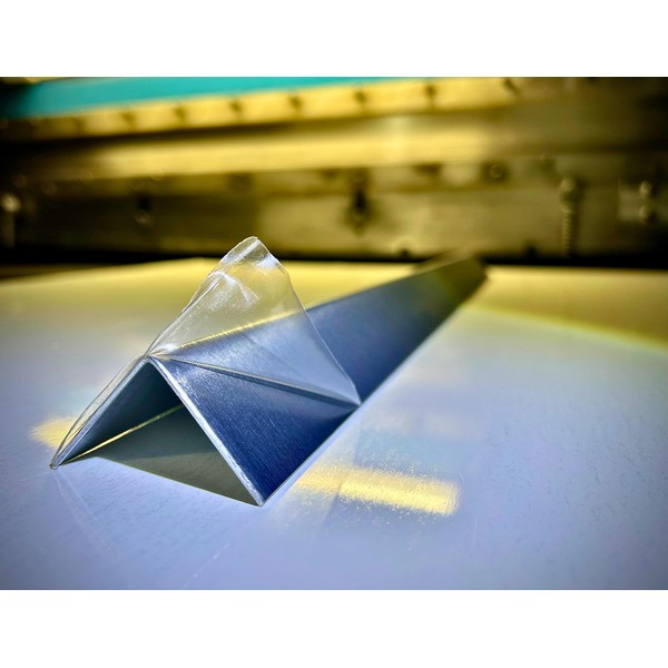 1.5" x 1.5" x 24" Aluminum Mill Finish Outer Angle