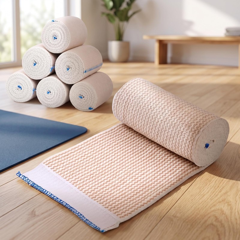 6 pieces elastic bandage, 10 cm x 4.5 m, reusable
