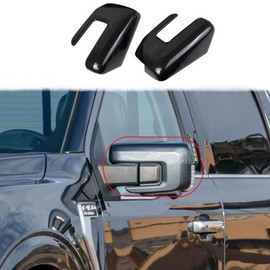 Carbon Fiber Side Door Mirror Cover Molding Trim for Ford F150 2021+