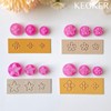KEOKER Spring Clay Cutters, Spring Polymer Clay Cutters Flowers, Small