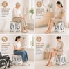 Folding Shower Stool Foot Rest - 330lbs Heavy-Duty Anti-Slip Shower