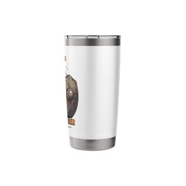 Fearless Like a Honey Badger Warrior Shield Badger Animal Stainless Steel Insulated Tumbler